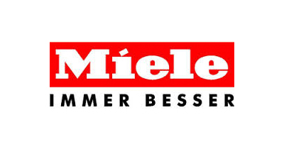 Weisser Küchenstudio Marken Logo Miele